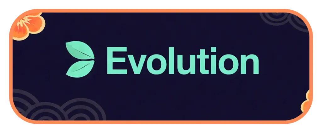 Manekispin Casino Evolution live dealer games provider brand logo