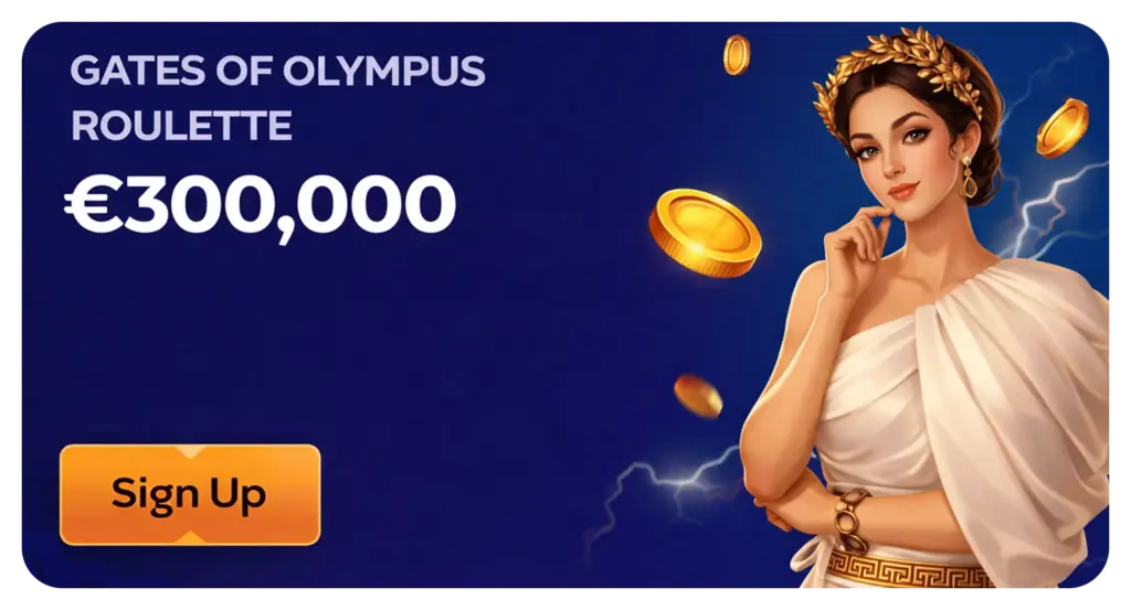 Manekispin Casino Gates of Olympus Roulette €300000 jackpot game