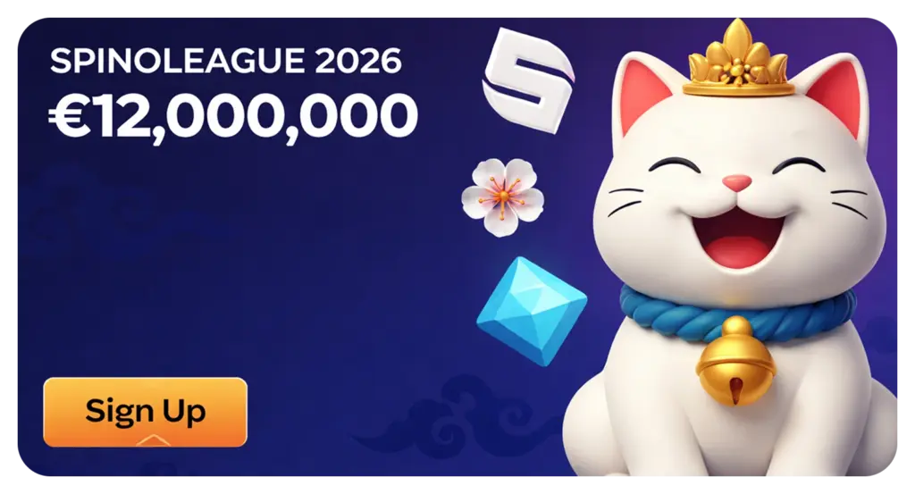 Manekispin Spinoleague 2026 €12000000 tournament prize pool banner